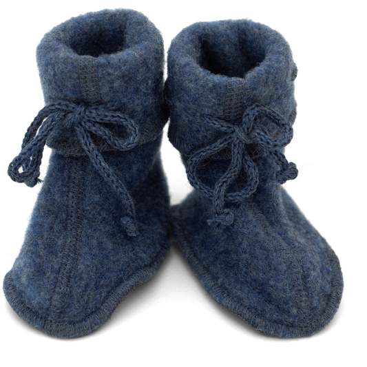 Patuco bebé con cinta ajustable - Azul