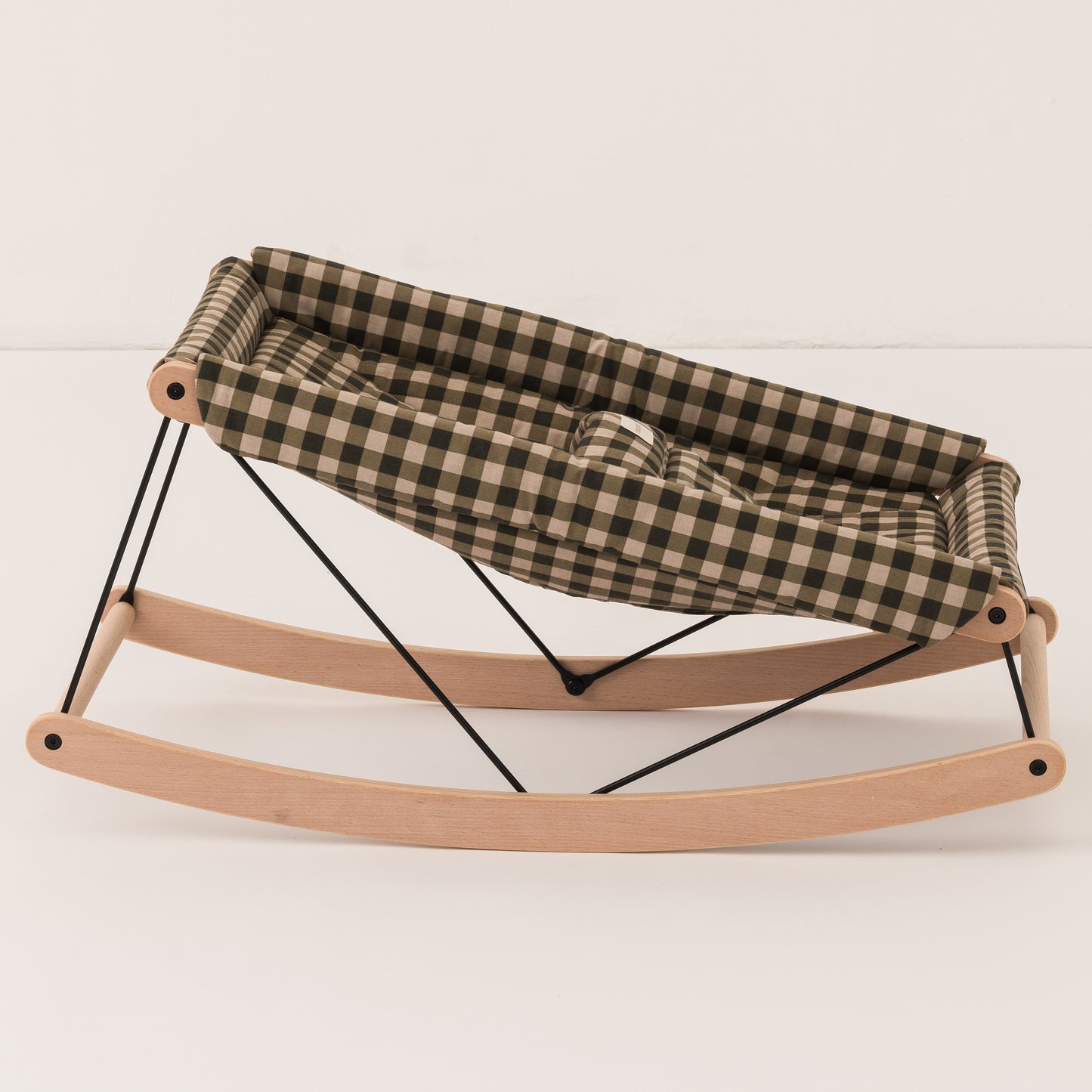 Hamaca para bebé + Funda - Cuadros Verde