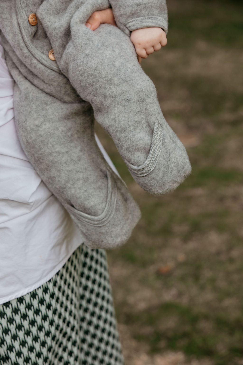 Enterito con capucha - Gris