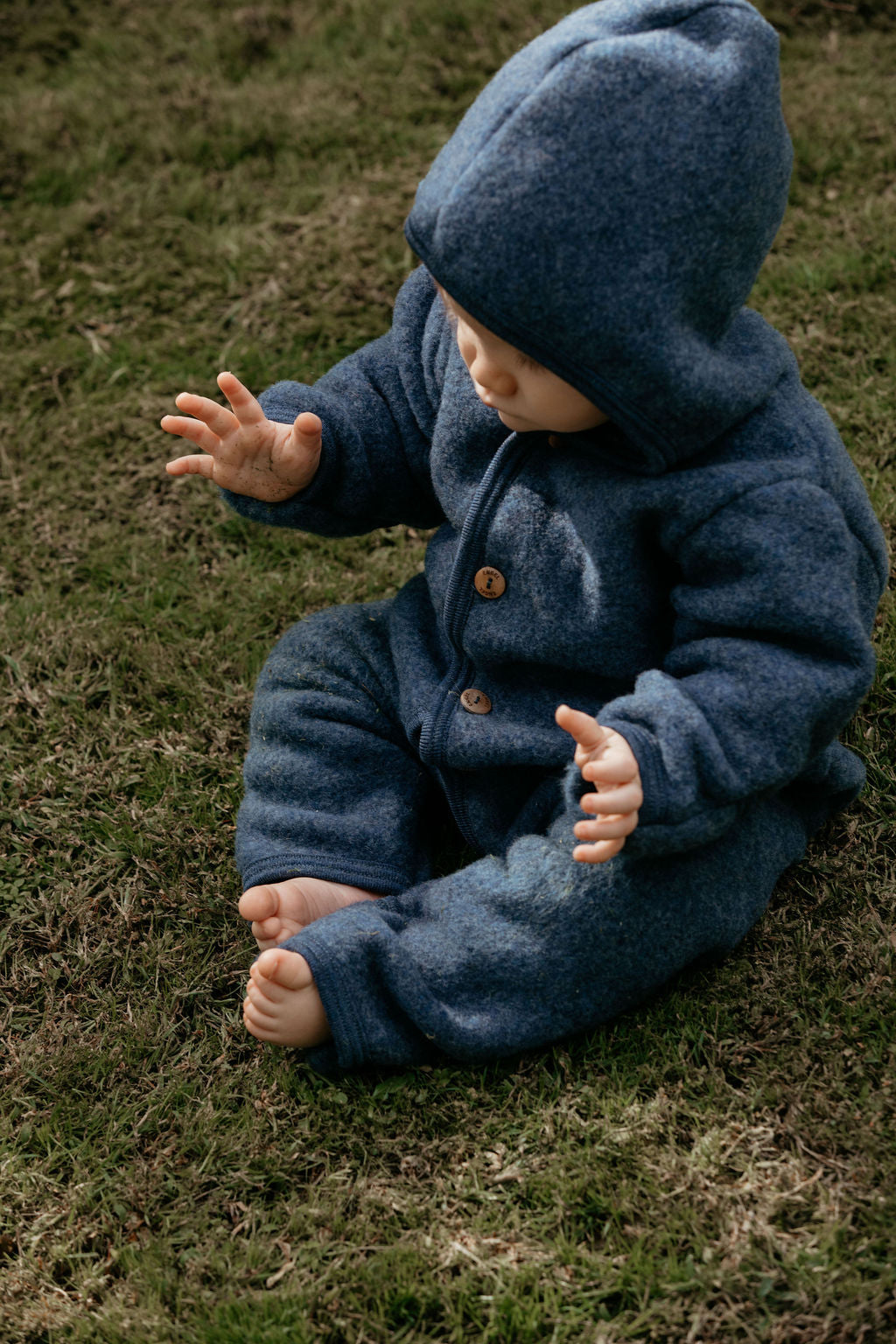 Enterito con capucha - Blue