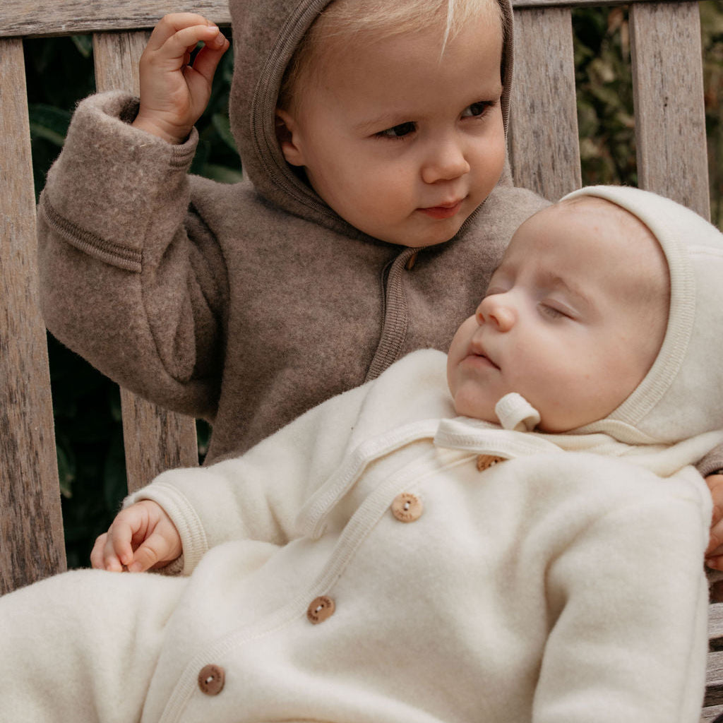 Enterito con capucha - Natural