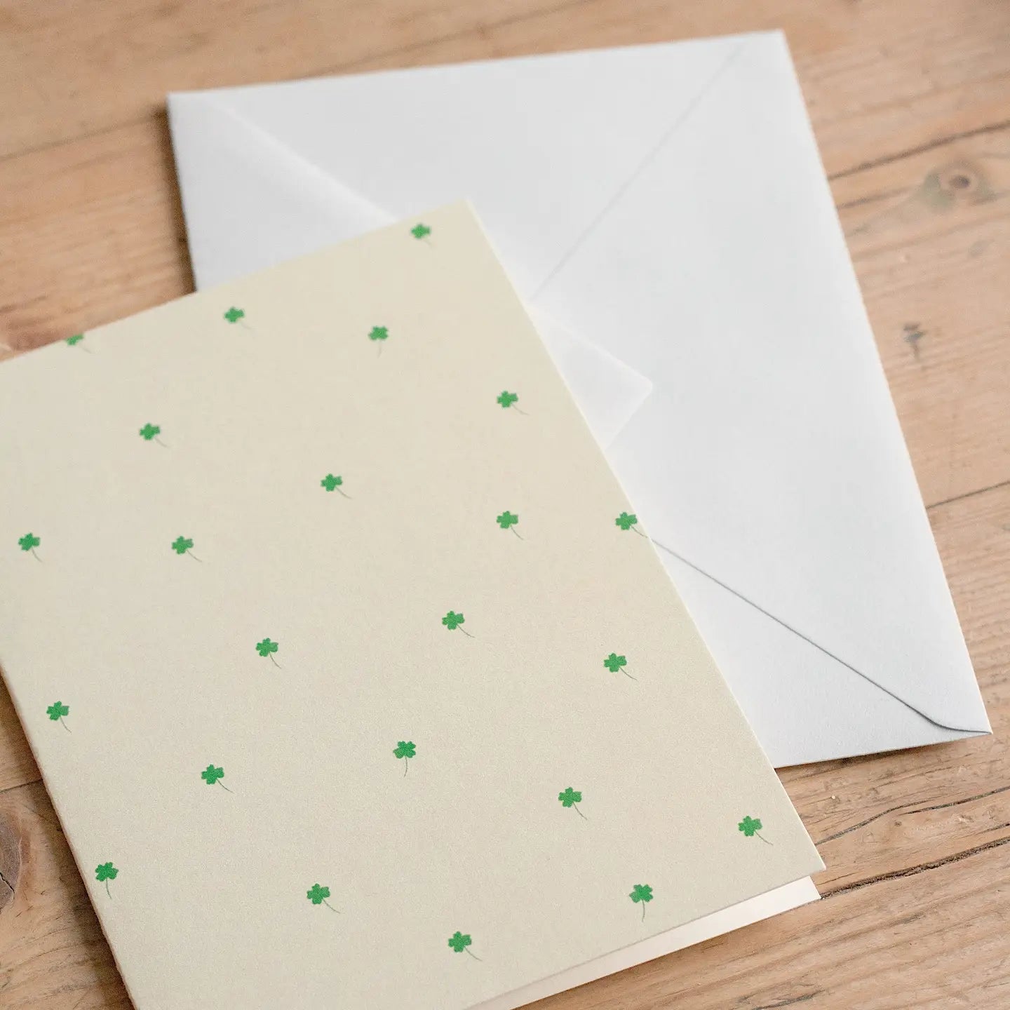 Tarjeta - Trébol 4 hojas